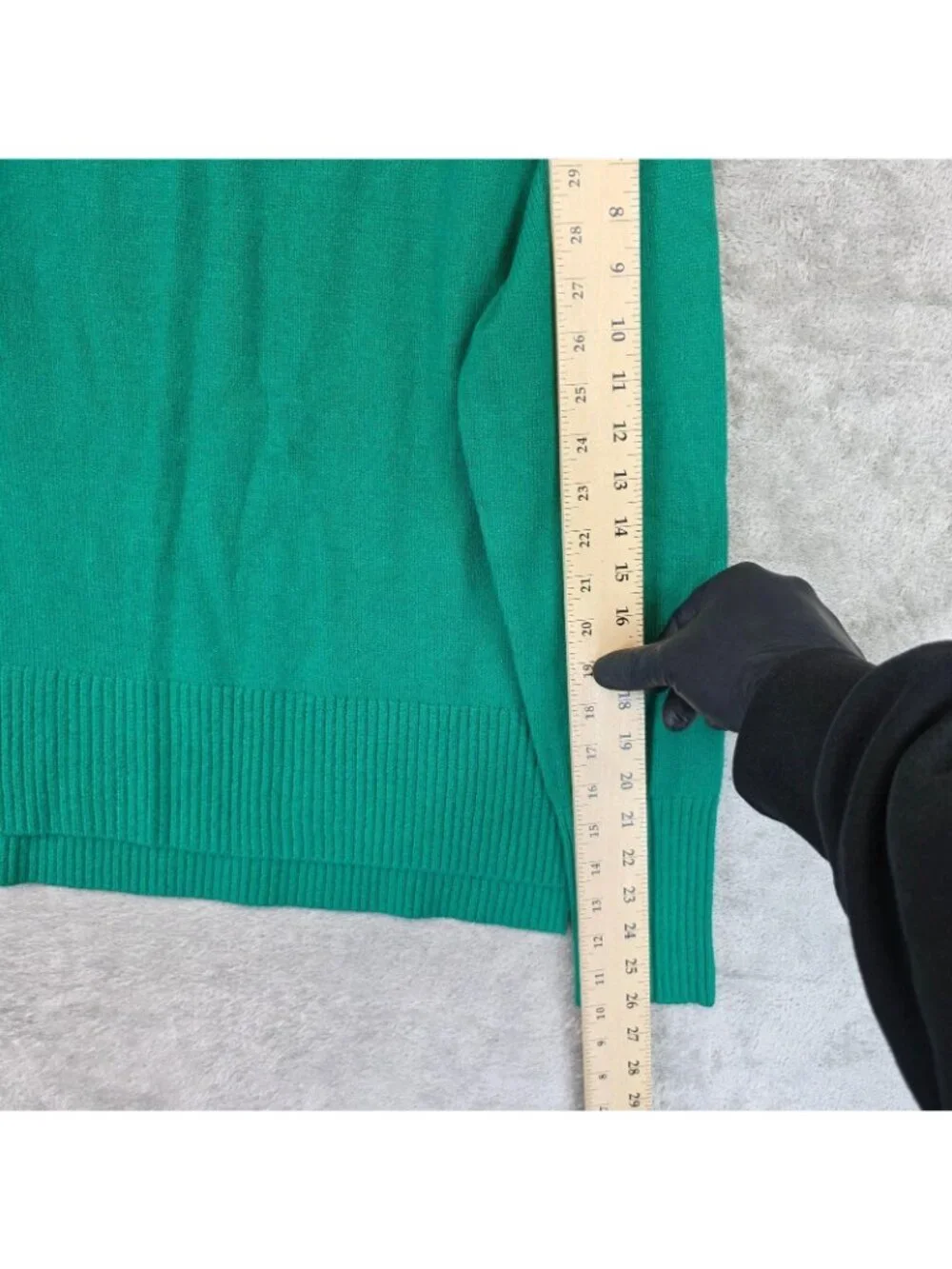 Banana Republic Sweater Womens M Green Crew Neck Raglan Knit Pullover Tunic Top